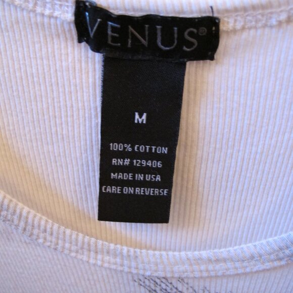 Sitewide Sale Venus Ribbed Tank Top with Sequins Size Medium - Picture 2 of 4